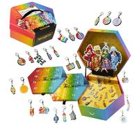 Rainbow High Calendrier de l'Avent 2026 Fille et Ado, 24 Bijoux Surprise | Boîte à Bijoux avec Bracelet en Acier Inoxydable et Breloques, Compte à Rebours de Noël Féérique, Idee Cadeau