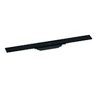 RainDrain Flex hansgrohe match0 56043670 70cm, set de finition, raccourcissable, noir mat