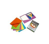 Rainex Paquet de 25 chemises double poche en carton 220g Assorties teintes vives