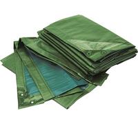 Rainexo - Abdeckplane, 150g/qm, 3x4m, gr/bl
