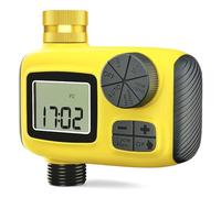 rainfactory Minuteur d'irrigation, étanche IPX5, minuteur d'eau, minuterie numérique, robinet de jardin, contrôle de l'arroseur, retard de pluie, idéal pour l'arrosage des tuyaux goutte-à-goutte