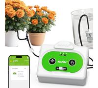 RAINPOINT Arrosage Automatique Interieur WiFi, Contrôle à Distance via APP, Arroseur Automatique pour Plantes d’Intérieur, Arrosage Goutte à Goutte avec Batterie Rechargeable, Jusqu’à 15 Plantes