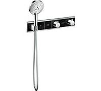 Hansgrohe RainSelect mitigeur bain-douche encastrée avec thermostat chrome-noir 15355600
