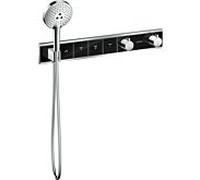 Hansgrohe RainSelect mitigeur bain-douche encastrée avec thermostat chrome-noir 15357600