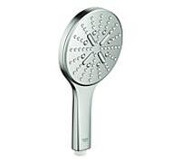 Rainshower Grohe match0 26574DC0 supersteel, 3 modes de jet, avec limiteur de débit 9,5 l/min