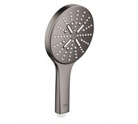 GROHE Pommeau de douche Rainshower SmartActive 130 - 3 jets - 9,5 l/min - Hard Graphite 26574A00