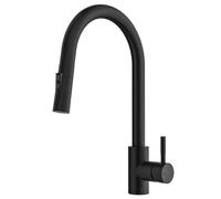 Robinet de cuisine Rainsworth avec douchette extractible - deux types de jets d'eau, robinet d'évier rotatif à 360