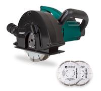 Rainureuse 1700W - 150mm | 4 disques diamant et sac de rangement incl.