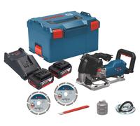 Rainureuse à batterie Bosch GNF 18V-40 18 V 40 mm sans balais + 2 batteries 5,0 Ah + chargeur + L-Boxx