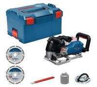 Rainureuse à béton Bosch Professional GNF 18V-40 coupe 2 mm - 3,9 cm avec pièces, outil de fendage et 2 disques