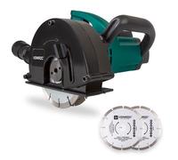 Rainureuse Béton Professionnelle 1700W - 150 MM 4 Disques Diamant - Saignées 40 MM - Câble 3 Mètres VONROC