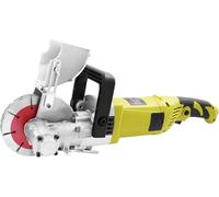 Rainureuse de Mur Électrique 4000W avec Aspiration Poussière, Profondeur et Largeur Réglables pour Béton/Brique/Marbre, 5 Lames Amovibles et Kit Complet Professionnel et Bricolage
