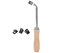 Rainureuse en hêtre, gouge à rainurer, gouge à rainurer en bois de hêtre rainureuse, couteau à rainurer en acier, outils de revêtement de sol pour sol en plastique PVC
