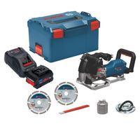 Rainureuse sans fil Bosch GNF 18V-40 18 V 40 mm sans balais + 1 batterie ProCORE 5,5 Ah + chargeur + L-Boxx