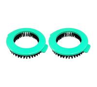 Rainway Lot de 2 têtes de rechange rotatives pour balai Leifheit Clean Twist Disc Mop Ergo - Brosse de nettoyage ronde avec poils raides - Accessoire de balai - Brosse rigide pour le nettoyage de la