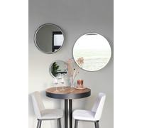 Raj Grand - Miroir - Acier - Noir