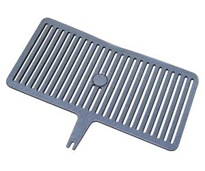 RAJCA-GUSS : Grille de foyer de 46,5 x 25 cm, compatible avec SAEY 94, en fonte. Grille de foyer, grille pour cheminée, grille rectangulaire, grille à cendres, pour poêle à bois, plaque de foyer, gril