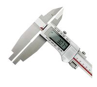 RajoNN Pied à coulisse numérique, micromètre électronique avec grand écran LCD, outil de mesure numérique, mesures de rupture précises (couleur : acier inoxydable, taille : 0-600 mm)