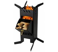 Raketoven avec plaque de cuisson, grande, plaque de cuisson de 5 mm