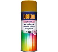RAL 1006 JAUNE MAIS Mat (BELTON) (Bombe peinture 400 ml) - bombe aerosol reparation peinture carrosserie voiture teintes standrard et RAL (reference couleur constructeur 150 ou 400 ml)