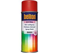 RAL 3000 ROUGE FEU Mat (BELTON) (Bombe peinture 400 ml) - bombe aerosol reparation peinture carrosserie voiture teintes standrard et RAL (reference couleur constructeur 150 ou 400 ml)