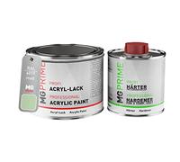 RAL 6019 Vert blanc / Pastel green mat, pot de peinture acrylique 2K 0,75 L | Kit 2K peinture + durcisseur, à séchage rapide