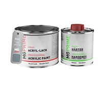 RAL 7000 Gris petit-gris brillant, pot de peinture acrylique 2K 0,75 L | Squirrel grey, Kit 2K peinture + durcisseur, à séchage rapide