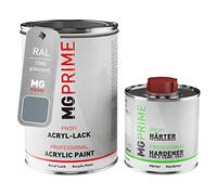 RAL 7000 Gris petit-gris brillant, pot de peinture acrylique 2K 1,5 L | Squirrel grey, Kit 2K peinture + durcisseur, à séchage rapide