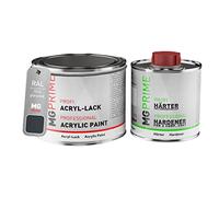 RAL 7016 Gris anthracite brillant, pot de peinture acrylique 2K 0,75 L | Anthracite grey, Kit 2K peinture + durcisseur, à séchage rapide