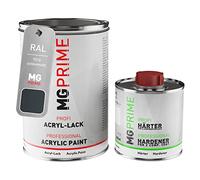 RAL 7016 Gris anthracite mat satiné, pot de peinture acrylique 2K 1,5 L | Anthracite grey, Kit 2K peinture + durcisseur, à séchage rapide