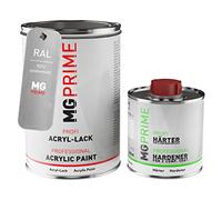 RAL 9012 Ceanroom White mat satiné, pot de peinture acrylique 2K 1,5 L | Reinraumweiss, Kit 2K peinture + durcisseur, à séchage rapide