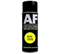 RAL1026 JAUNE LUMINEUX Bombe de peinture brillante Spray de laque Bombe aérosol DIY Peinture automobile