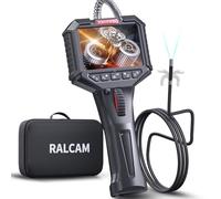 Ralcam Caméra endoscopique avec lumière, Endoscope 8,5 mm, Caméra d'inspection 3,5"" HD 1080P, 8 LED - Étanche IP67 - Câble