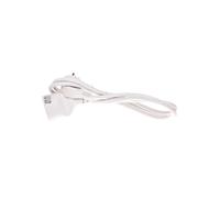 Rallonge 1 prise avec/u 1,5m/H05VV-F 3x1/ Blanc P0111