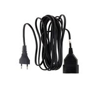 Zenitech - Rallonge 10m - HO3VVH2F 2x0,75mm² 6A - Noir