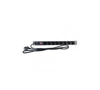 Rallonge 19'' 8 Tomas Schuko avec Interrupteur On/Off 2LAN REG8SCHINT 250V 3500W 2M