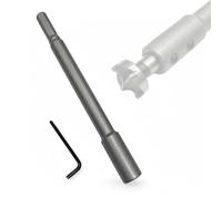 Rallonge 3/8", Extension de Tige pour Meche a Bois Longue, Accessoire de Perforation Profonde pour Forets Forstner, Ideal pour des Fraisages et Perforations de Grande Profondeur