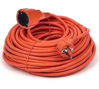 Rallonge 30m orange, rallonge SCHUKO IP44 câble électrique jardin V13 avec sécurité enfants