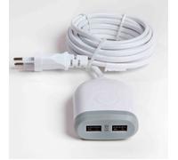 Rallonge 3m 2*usb 4,8a.