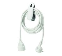 Watt&Co - Rallonge 3m avec Pince - Blanc