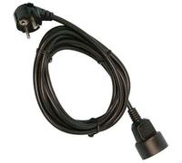 Rallonge - 5 m - 3G1.5mm² - noir