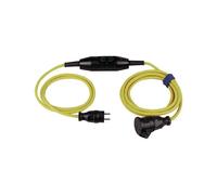 Rallonge à contact de protection 16 A 230 V 3x1,5mm² 4,5m H07RN-F jaune JÄGER DIREKT