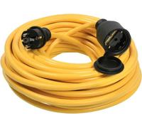 Rallonge as-Schwabe 25 m, câble Schuko 230 V 16 A, 3 x 2,5 mm², jaune, IP44
