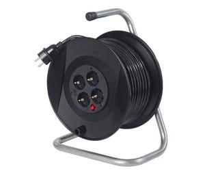 Rallonge avec bobine AS-Schwabe H05VV-F 3G1,5; 50 m