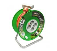 Rallonge avec bobine AWTools AW70212; IP44; 3x1 mm²; 20 m
