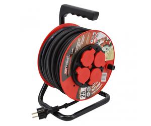 Rallonge avec bobine AWTools AW70227; 3x2,5 mm²; 50 m