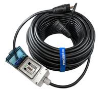Rallonge avec compteur d'énergie en caoutchouc H07RN-F 3x2,5mm² 25m