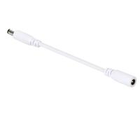 RALLONGE AVEC CONNECTEUR D'ALIMENTATION CC (MÂLE-FEMELLE) - 2 m - BLANC