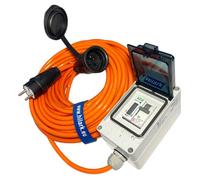 Rallonge avec fusible et compteur d'énergie H07BQ-F 3x2,5mm² 20m