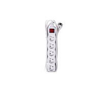 Rallonge avec interrupteur 5 prises avec/u 3m/H05VV-F P1513